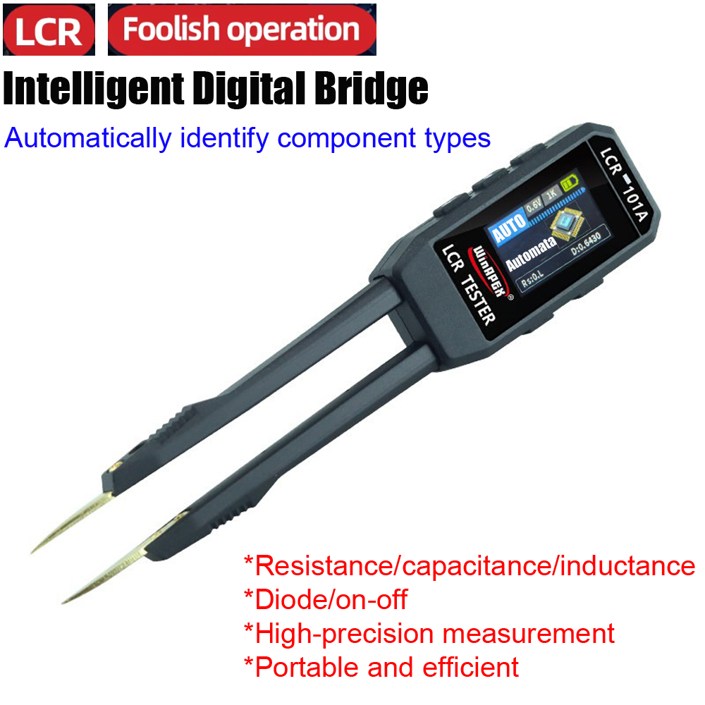 Smd Tweezer Set - 2026 WinAPEX LCR101A Portable Digital LCR