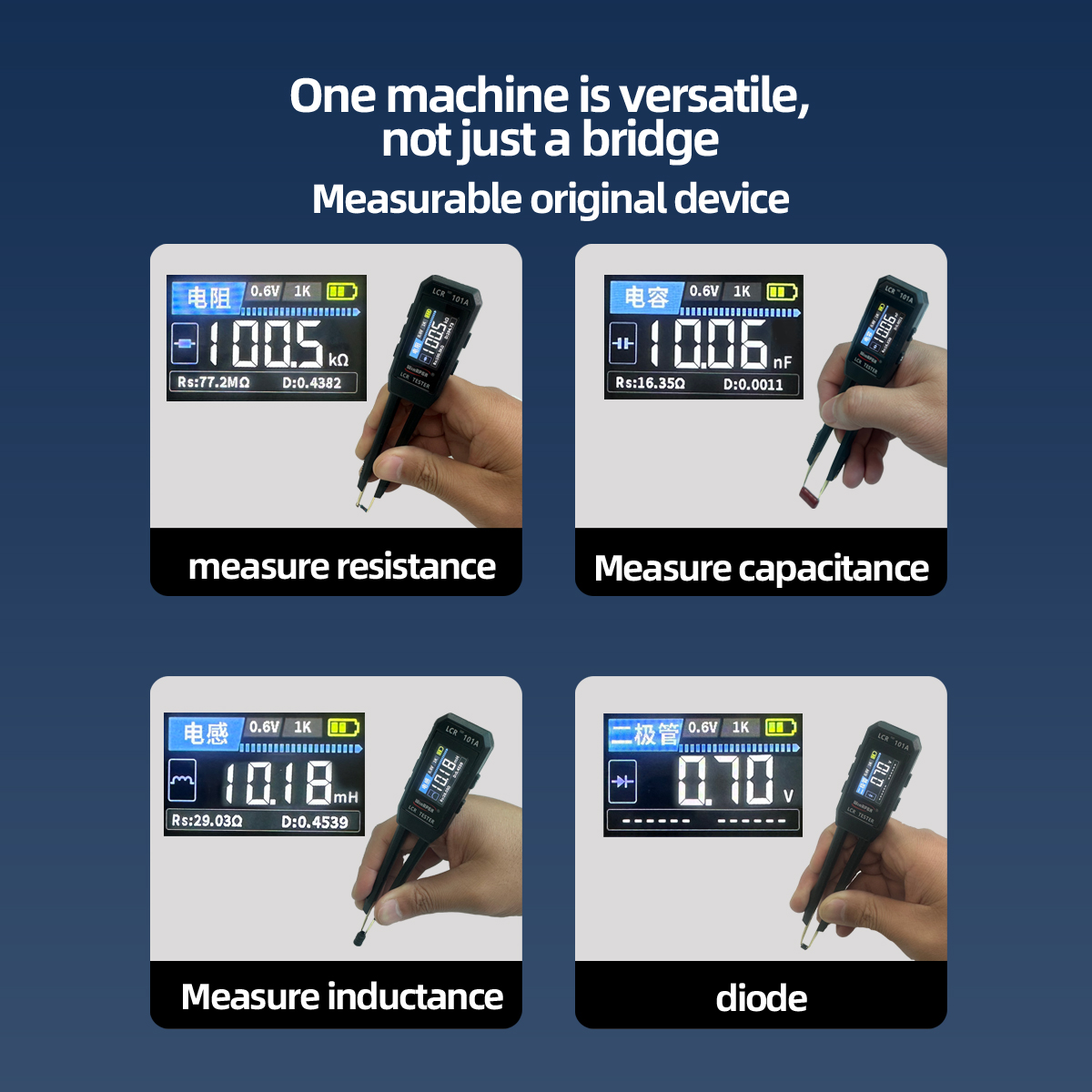 2026 WinAPEX LCR101A Portable  - Smd Tweezer Set 评论和价格