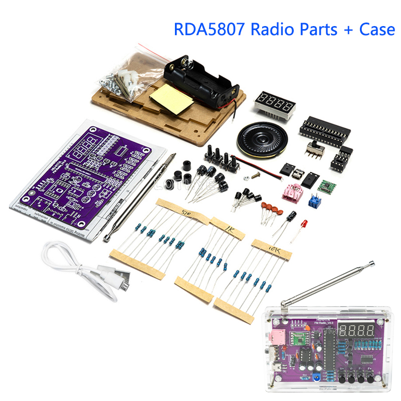 DIY Electronic Kit RDA5807S FM - Electronics Repair School 评论和价格