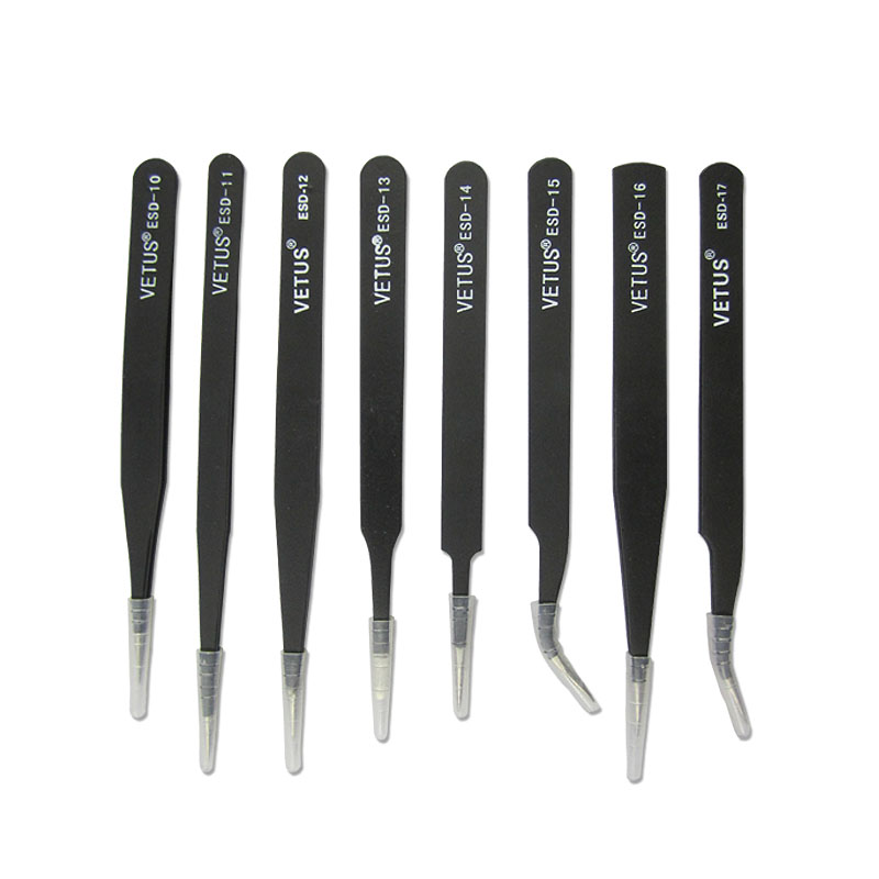 Anti‑Static Stainless Steel Tw - Smd Tweezer Set 评论和价格