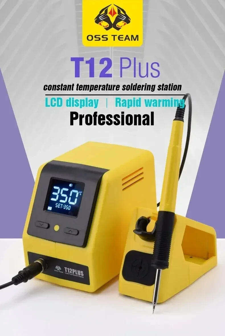 OSS T12 Plus Digital Soldering - Electronics Repair Plus 评论和价格