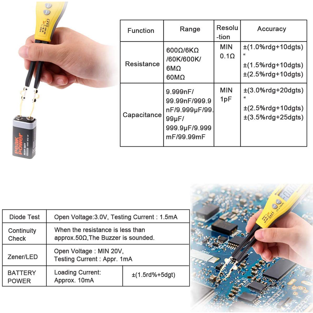 990C Smart SMD Tester Smart Tw - Smd Tweezer Set 评论和价格