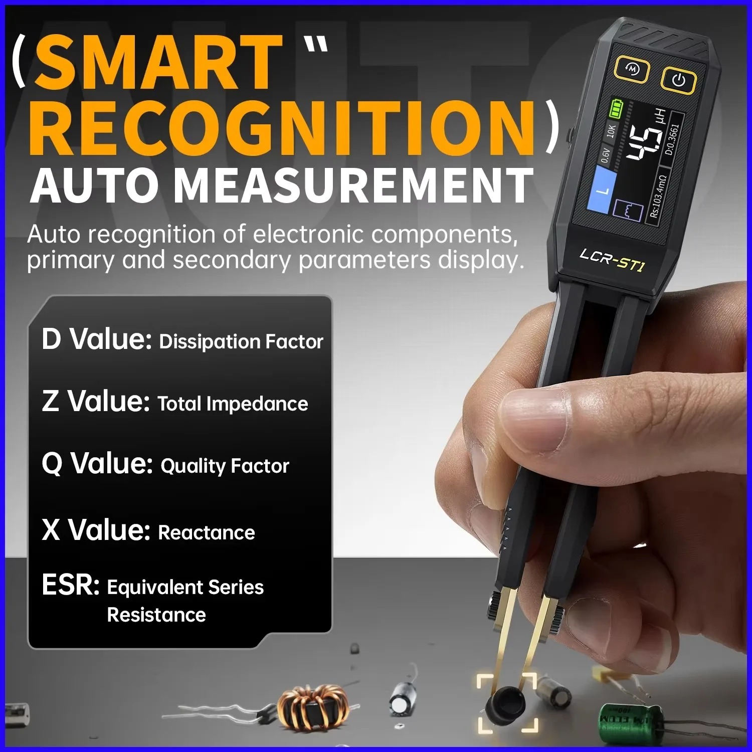 FNIRSI LCR-ST1 Smart LCR Bridg - Smd Tweezer Set 评论和价格