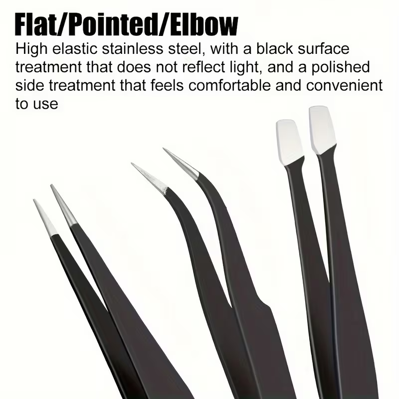 4Pcs ESD Precision Tweezer Set - Smd Tweezer Set 评论和价格